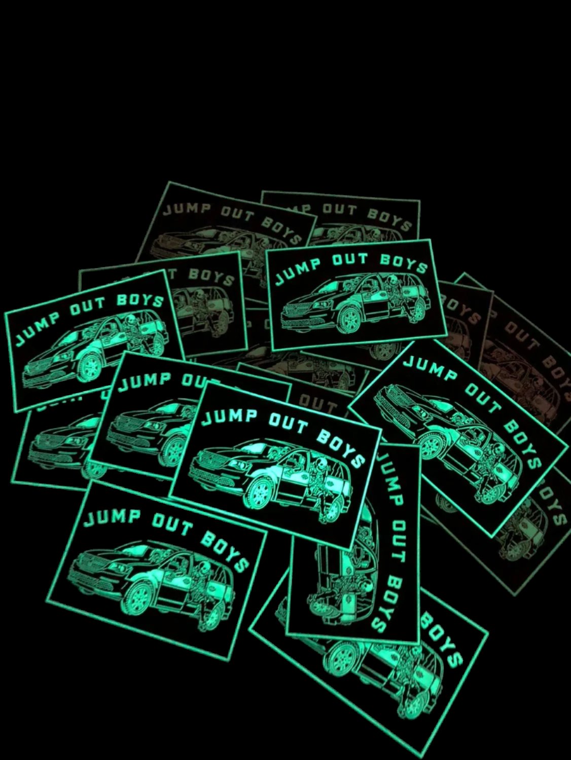 Jump Out Boys Glow in the Dark Patches