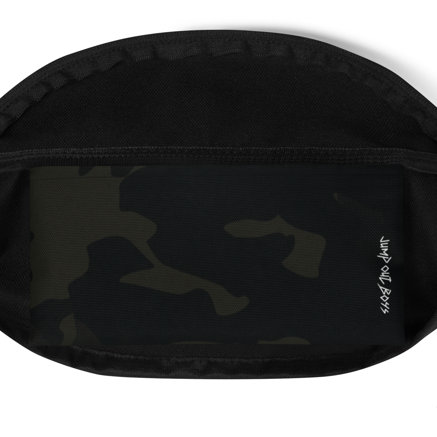 Jump Out Boys Minimalist Multi-Cam Black Fanny Pack