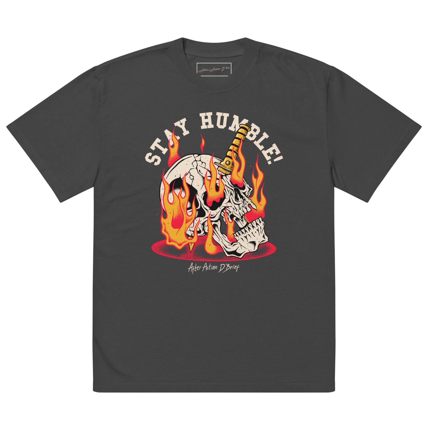 Stay Humble Oversized faded Tees