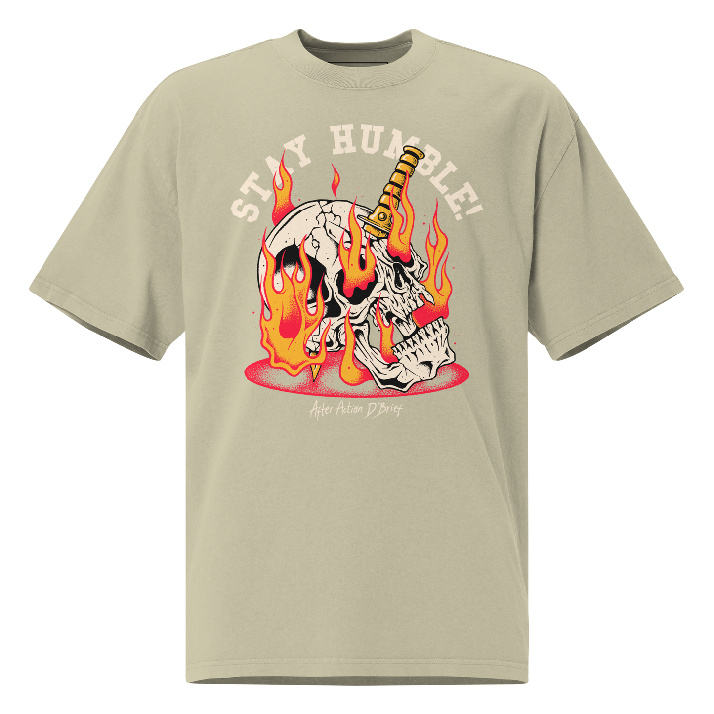 Stay Humble Oversized faded Tees