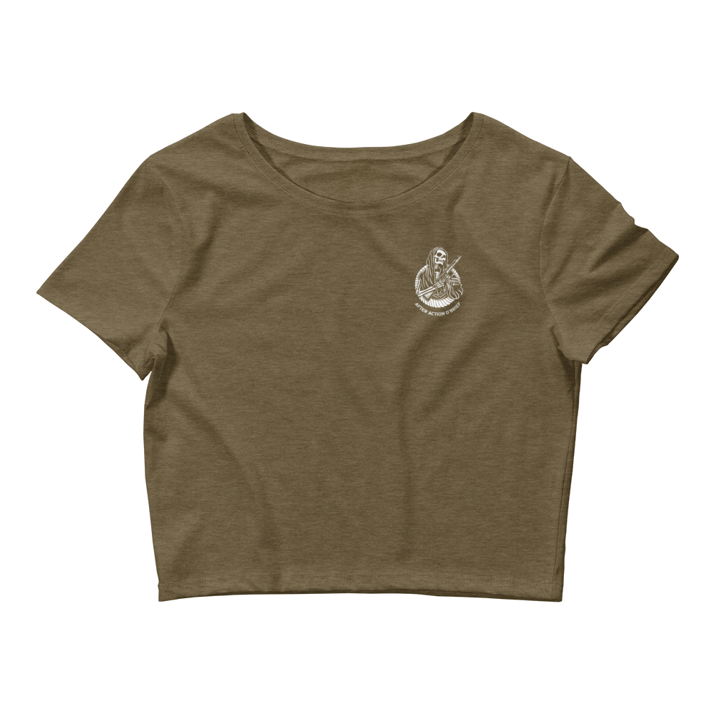 One Nation Under God Ladies Crop Tee
