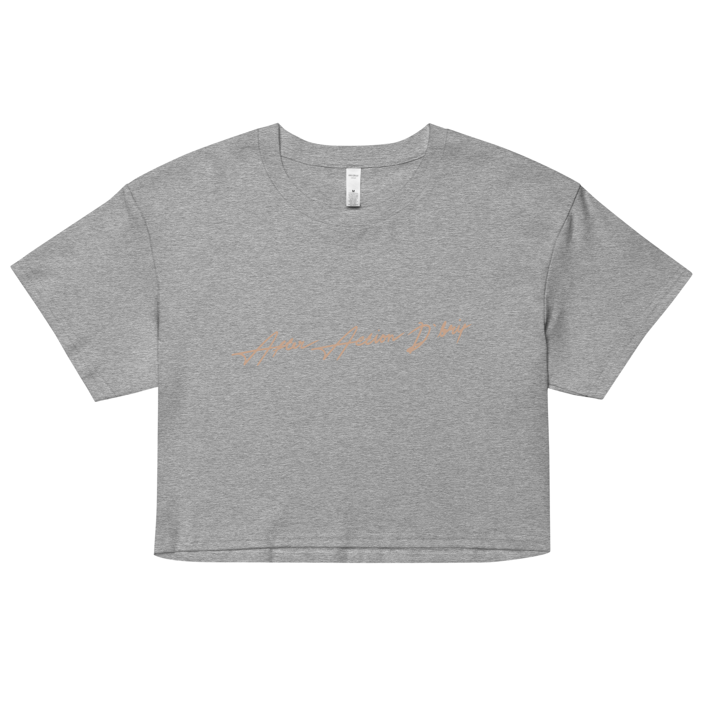 Sunset and Palm Trees Ladies Crop Top