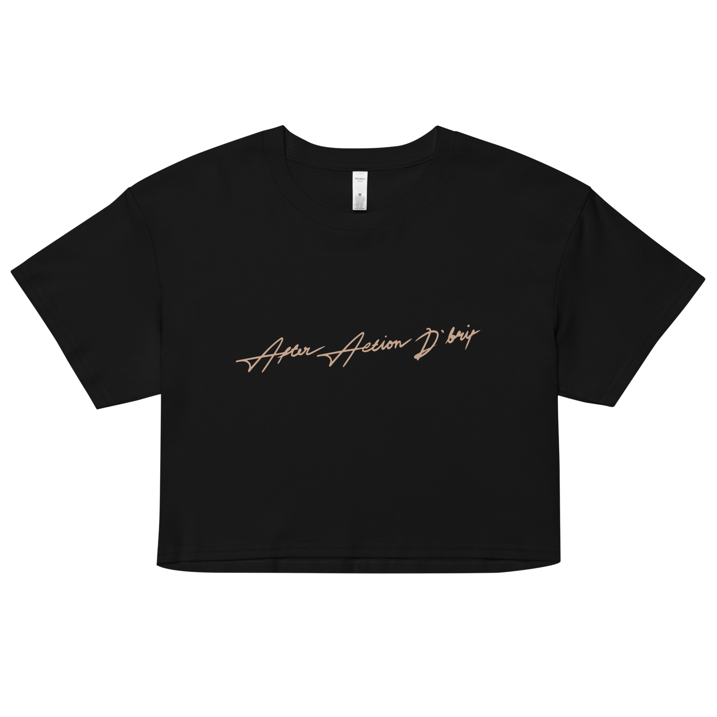 Sunset and Palm Trees Ladies Crop Top