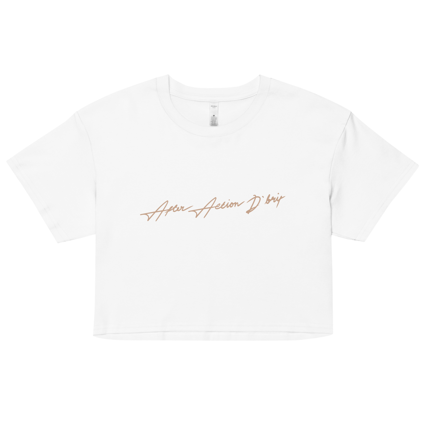 Sunset and Palm Trees Ladies Crop Top
