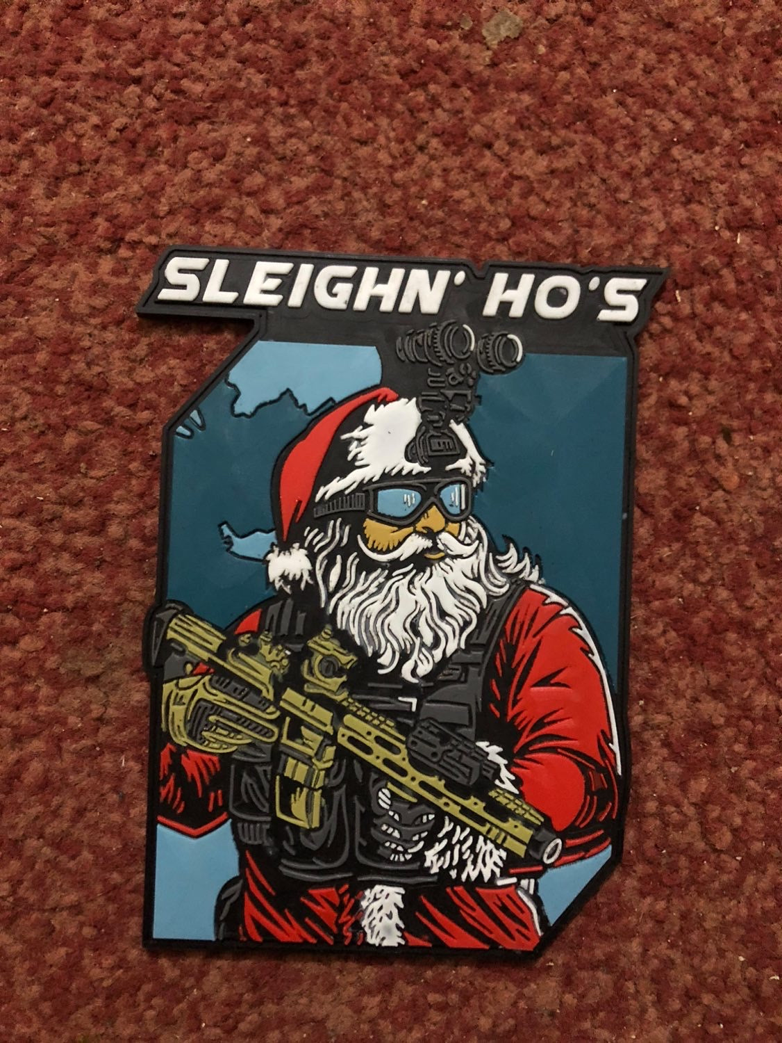 Sleighn' Ho's 3D PVC Patches