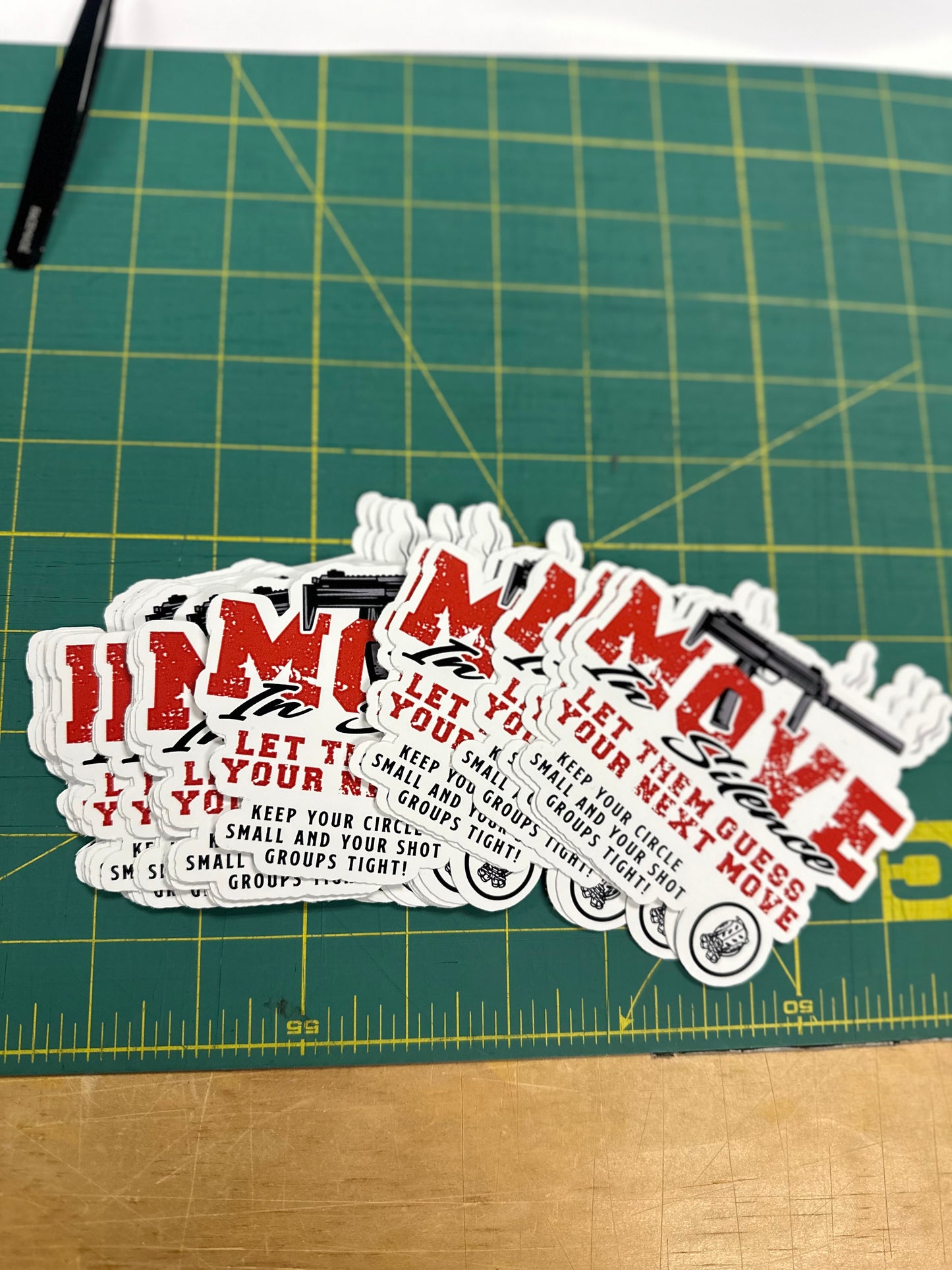 Move in Silence Decals