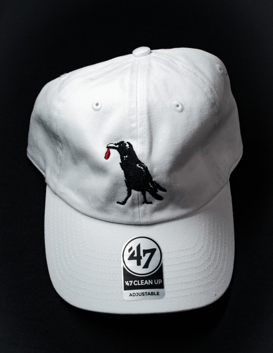 PLAY FOR KEEPS RAVEN EMBLEM 47'DAD HATS