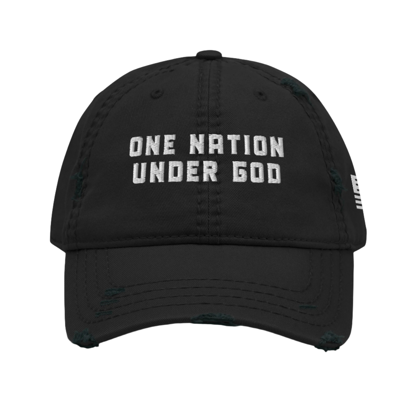 One Nation Under God Distressed Dad Hat