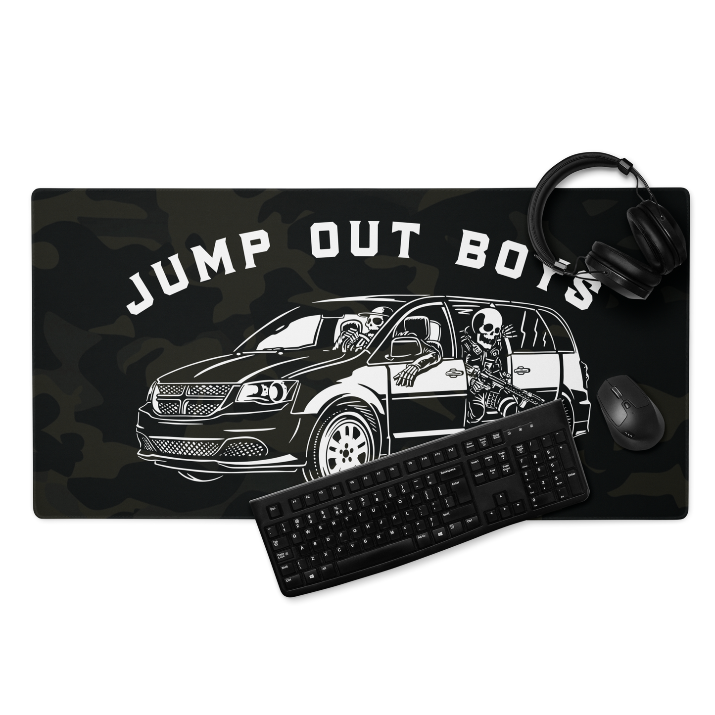 Jump Out Boys  Multi-Cam Black Desk Pad