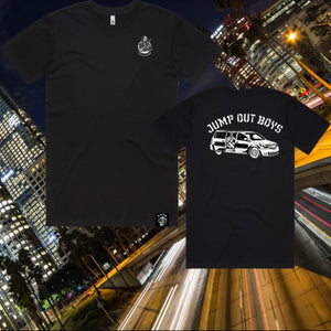 Open image in slideshow, Jump Out Boys Backseat Rider Tee
