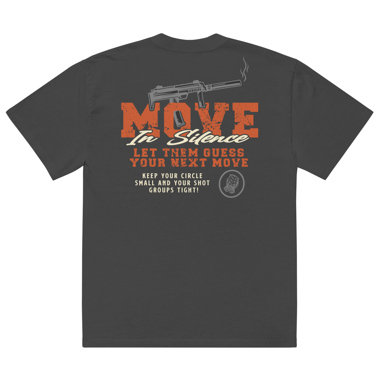 Move In Silence Oversized faded tee