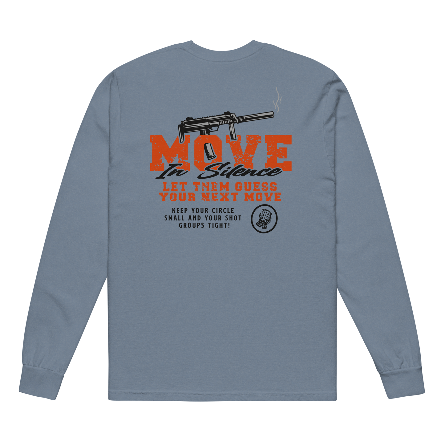 Move In Silence heavyweight long-sleeve Tee