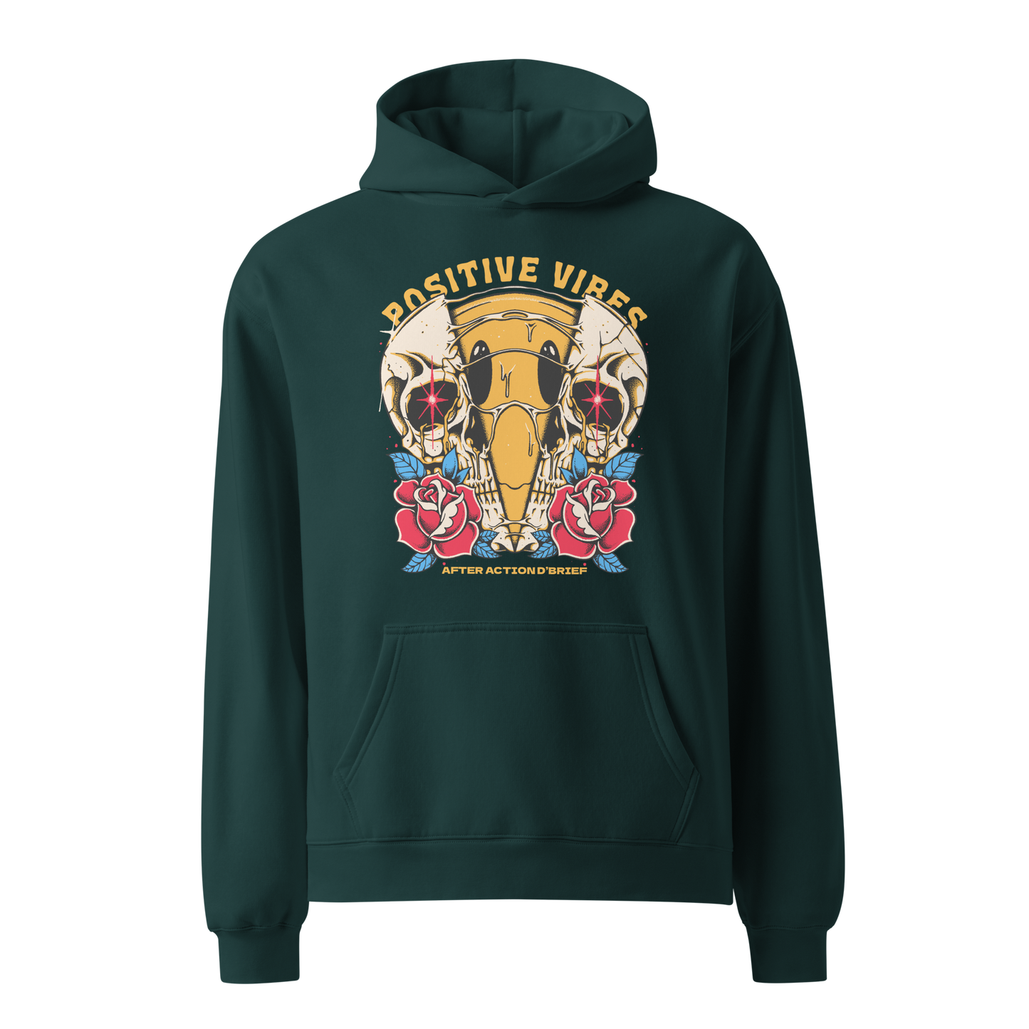 Positive Vibes oversized hoodie