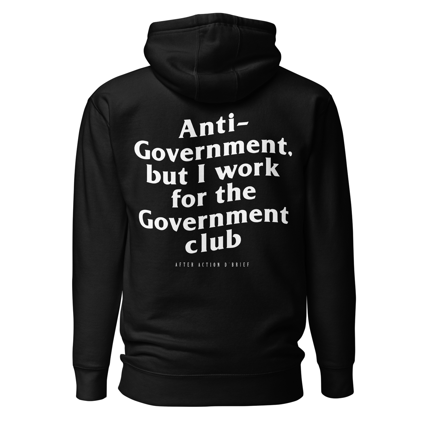 Anti-Government but I work for the Government Hoodie