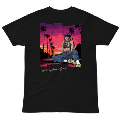 Sunsets and Palm Trees Tees