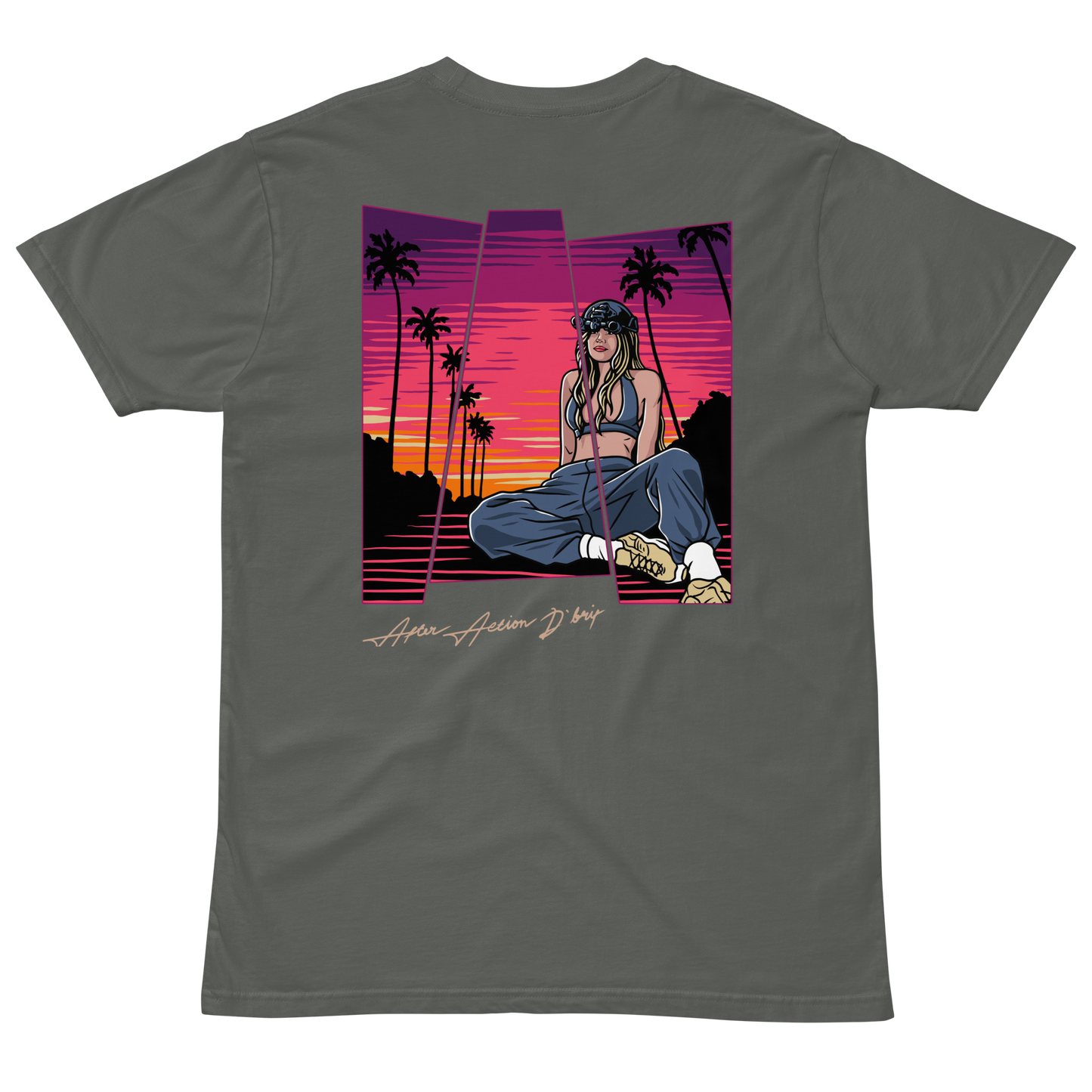 Sunsets and Palm Trees Tees