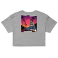 Sunset and Palm Trees Ladies  Crop Top