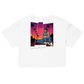 Sunset and Palm Trees Ladies  Crop Top