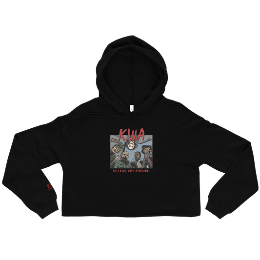 Killers with Attitude Ladies Crop Hoodie