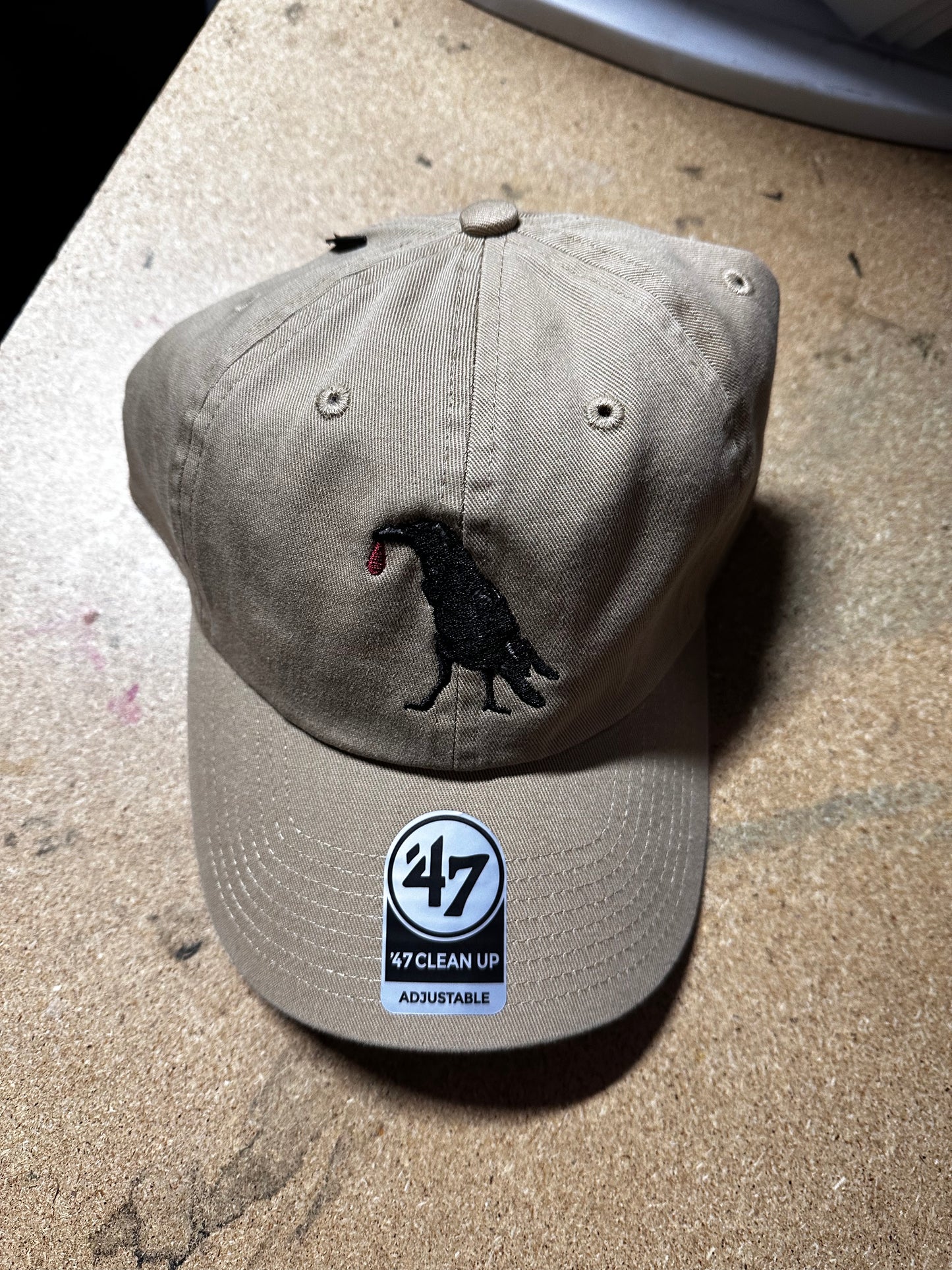 PLAY FOR KEEPS RAVEN EMBLEM 47'DAD HATS