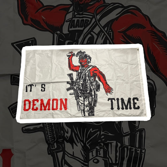 Its Demon Time Flags